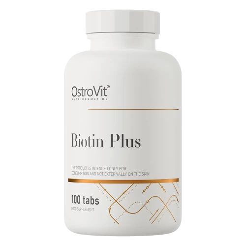 OstroVit - Biotyna Plus - 100 tabletek OstroVit - Biotyna Plus - 100 tabletek